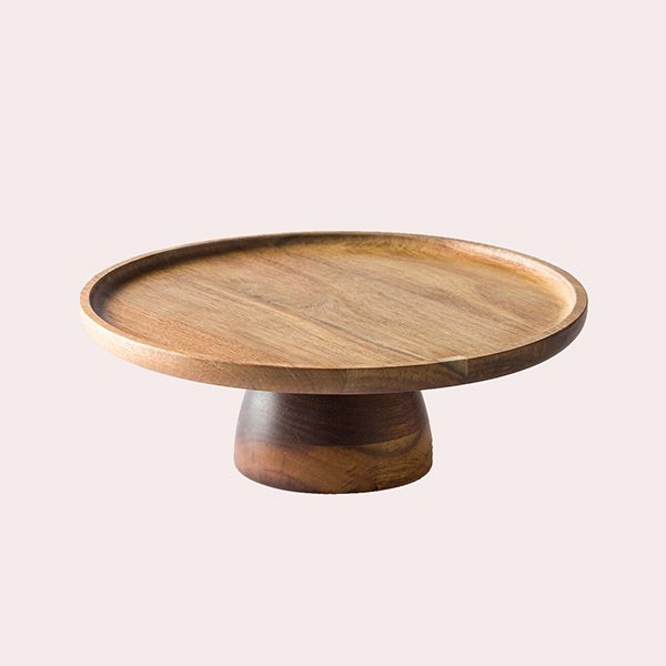 Fuente para tartas en acacia, Akacito La Redoute