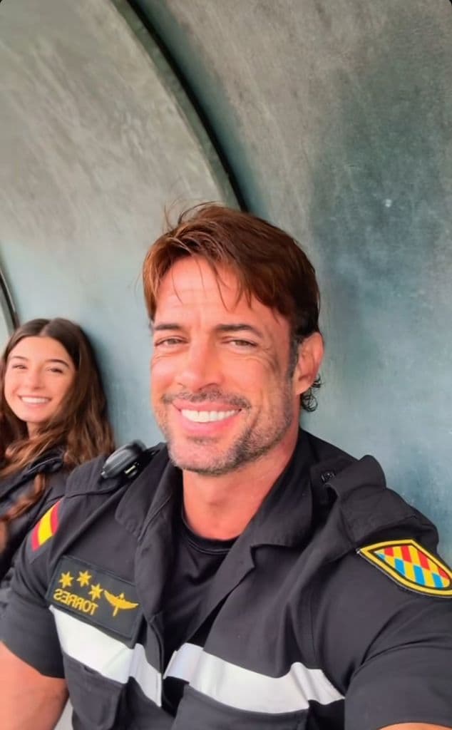 La complicidad entre padre e hijo es evidente