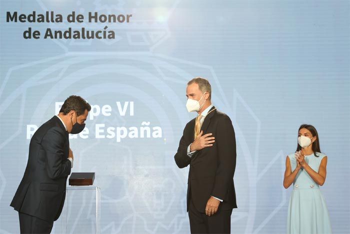 Los reyes Felipe y Letizia