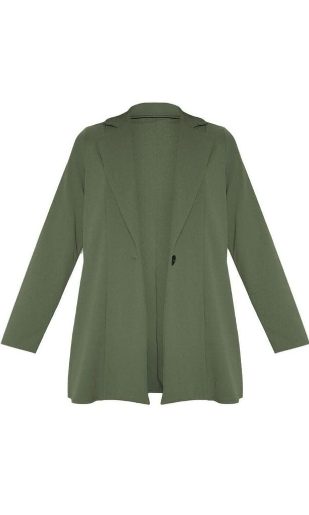 Sage Khaki Oversized Boyfriend Blazer de Pretty Little Thing