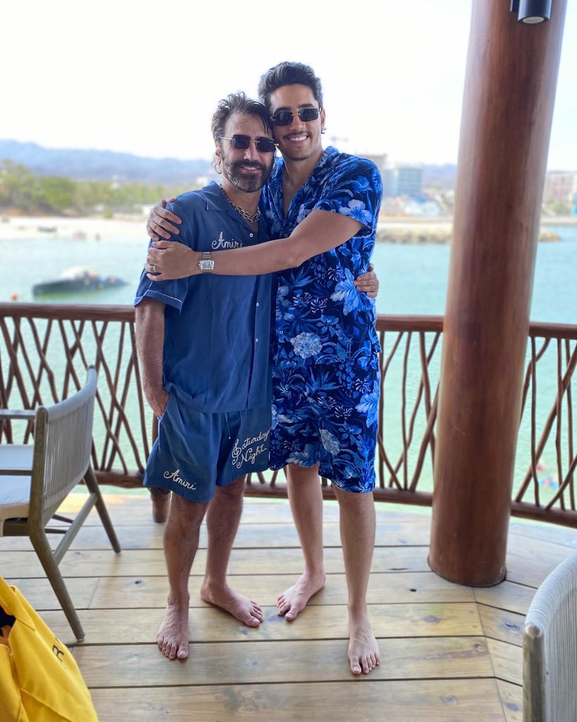 Alex Fernández y su papá, Alejandro Fernández