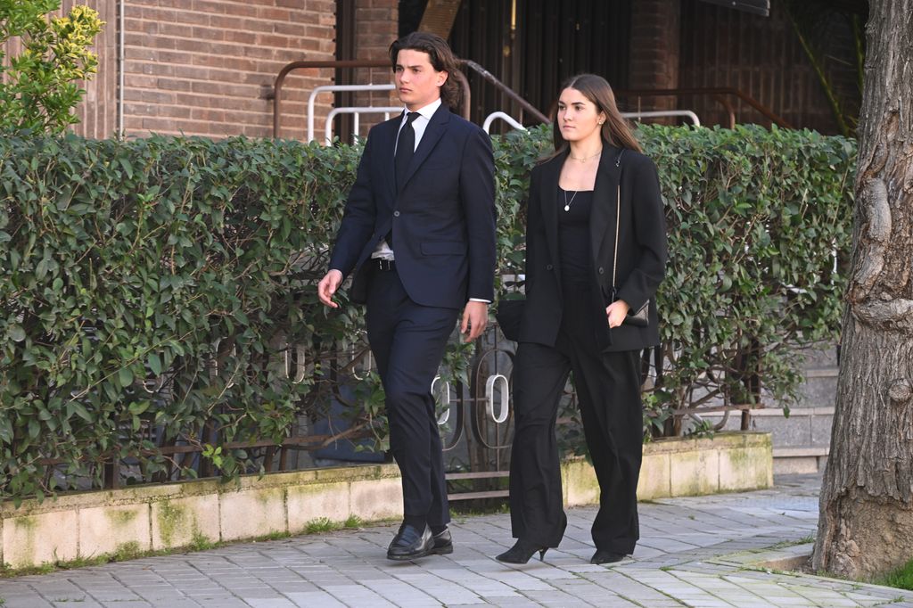 Ana María  y su hermano Carlos. Son hijos de la princesa Alexia de Grecia