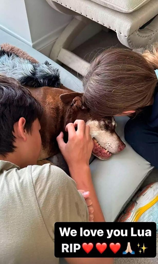 Tom Brady compartió una foto en la que sus hijos se despidieron de Lua