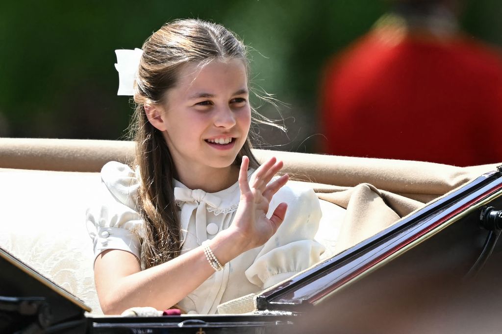 La princesa Charlotte durante el Trooping the Colour 2026