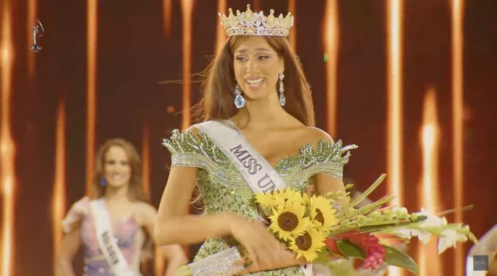 Lina Luaces después de ser coronada como Miss Universo Cuba 2025