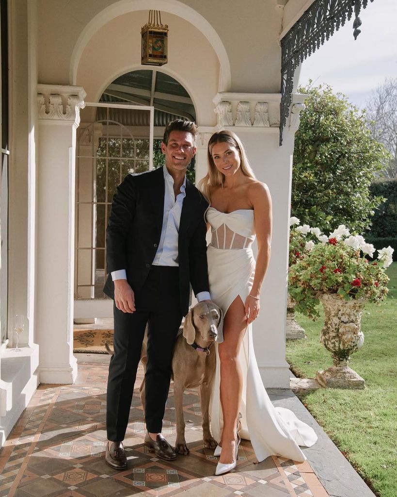 Los nuevos vecinos de los Beckham en los Cotswolds, Blair Raymond James y su mujer, Melanie Adams.