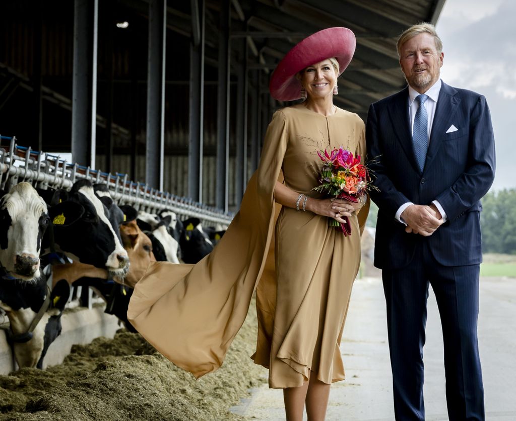 El rey Guillermo y la reina Máxima de Holanda en su visita a la granja de Riedstra-Hoving, 2026