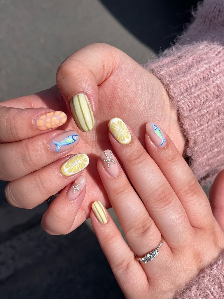 Manicura isnpirada en la riviera francesa