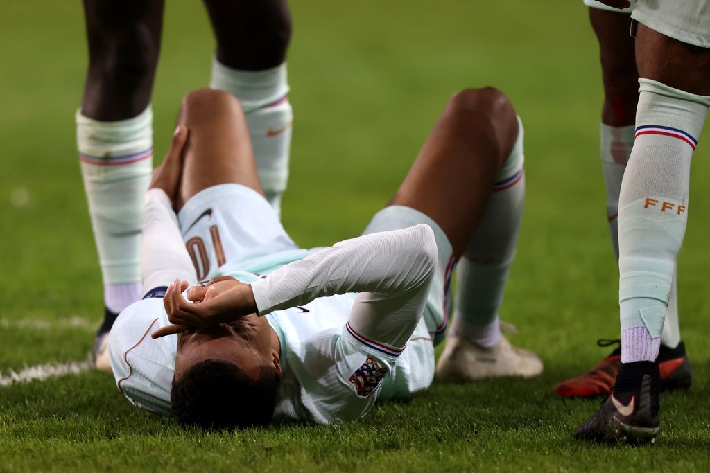 Kylian Mbappé se lesionó la rodilla durante el juego entre Francia y Turquía el pasado 25 de septiembre.