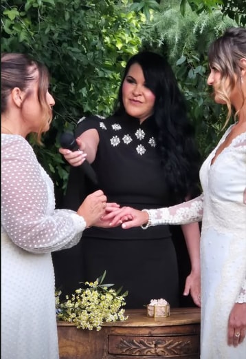 Boda de María Serrano
