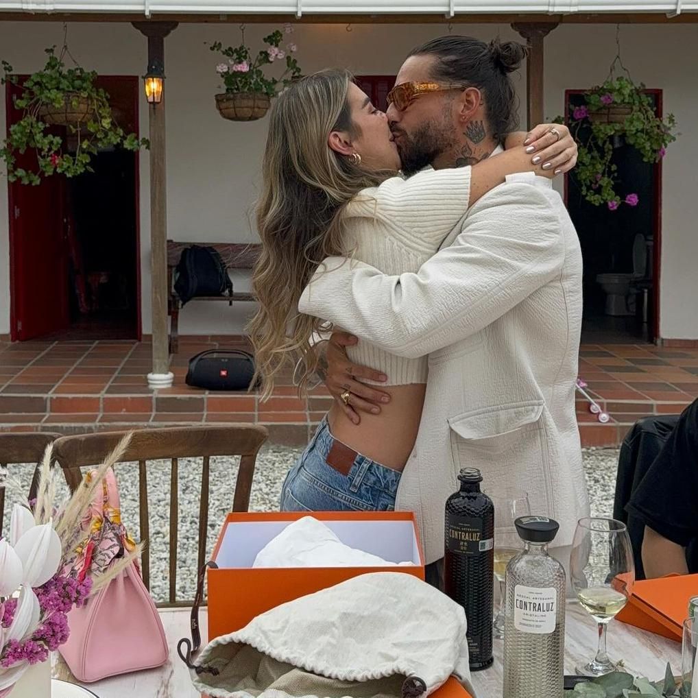 Maluma y Susana Gómez