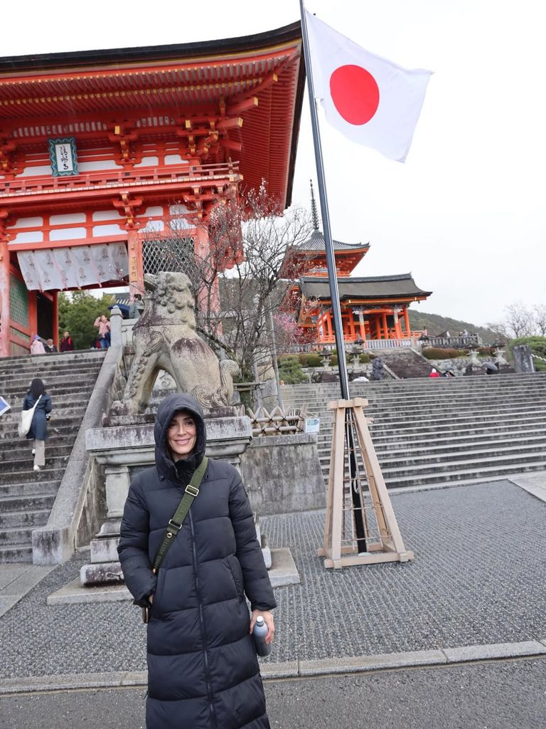 Tamara Falcó en el templo Kiyomizu-dera 