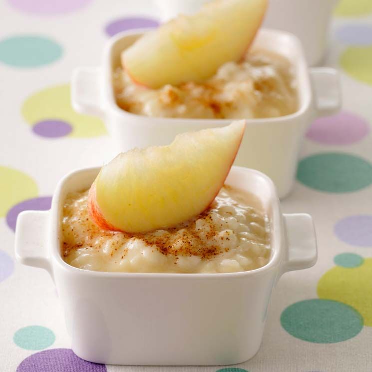 Arroz con leche en microondas
