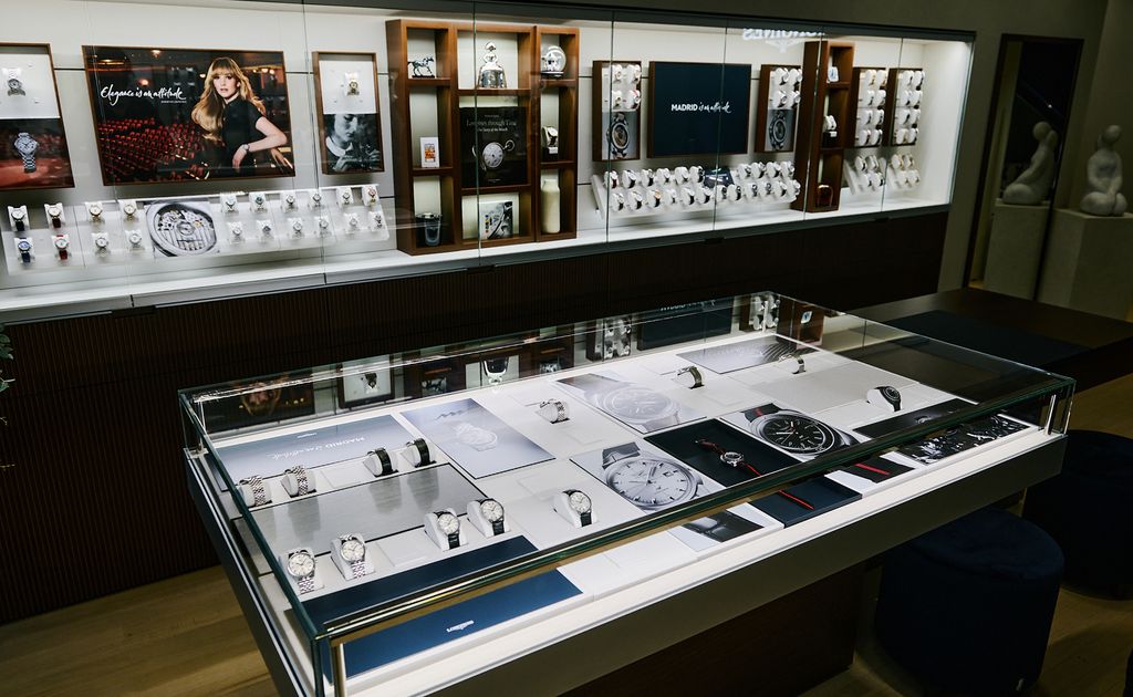 La primera tienda de Longines en España se encuentra en plena Milla de Oro de Madrid.