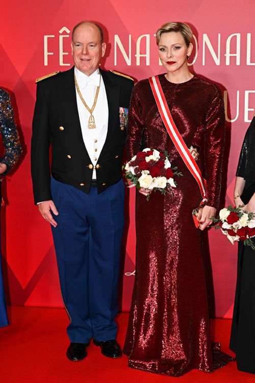 Alberto y Charlene de Mónaco posan juntos