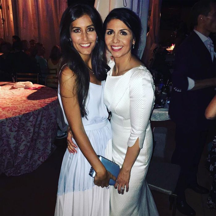 Ana Boyer en la boda de Sara Verdasco