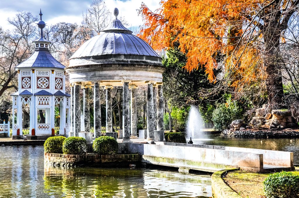 Jardines de Aranjuez en otoño, Madrid