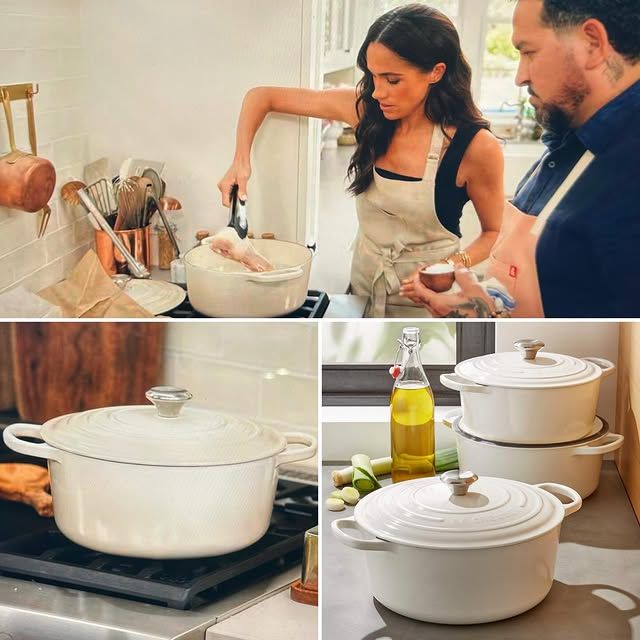 Meghan Markle ha sido señalada por usar ollas de la firma francesa Le Creuset.