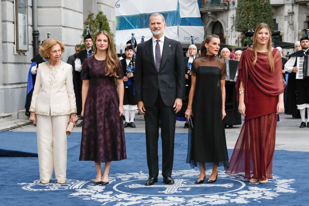 La Familia Real llega a los Princesa de Asturias 2025