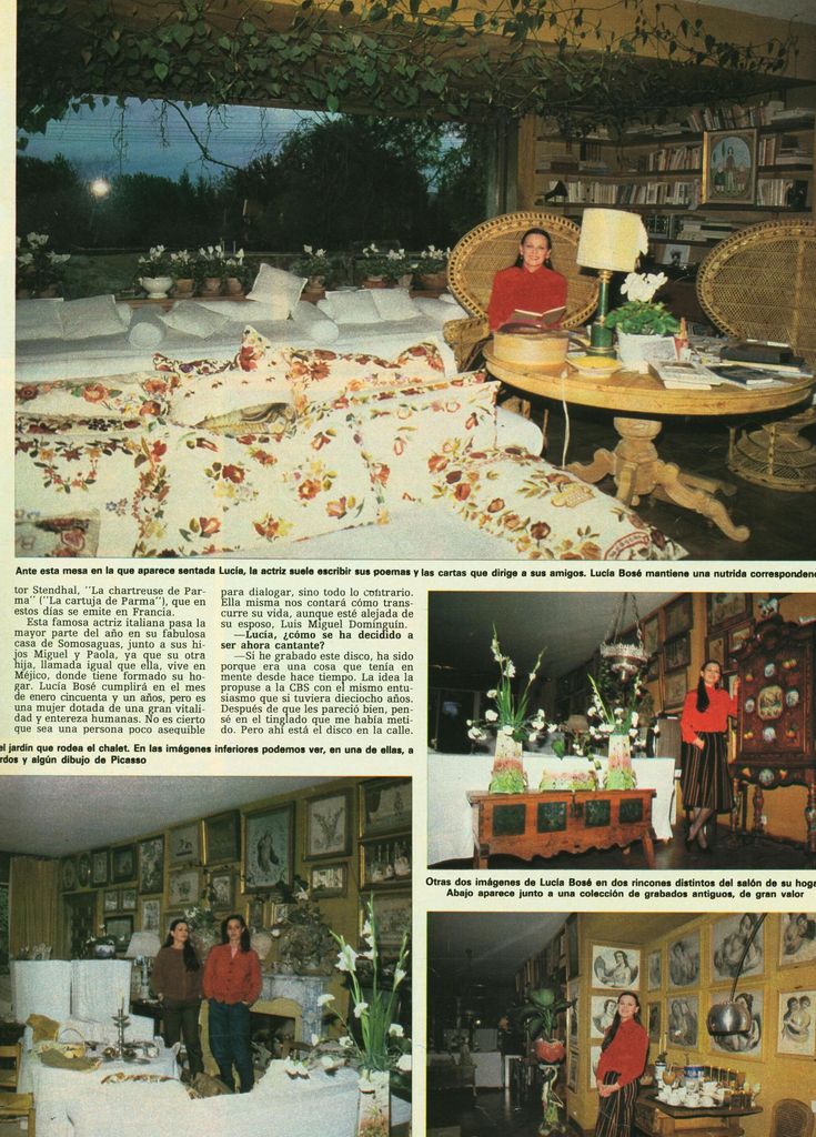 Casa Lucia Bose HOLA 1982