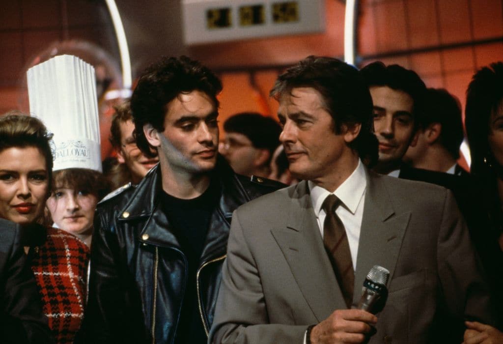 Anthony y su padre, Alain Delon