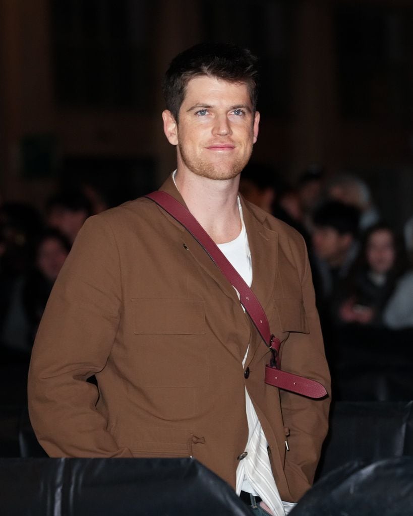 Miguel Bernardeau en el desfile de Hermès