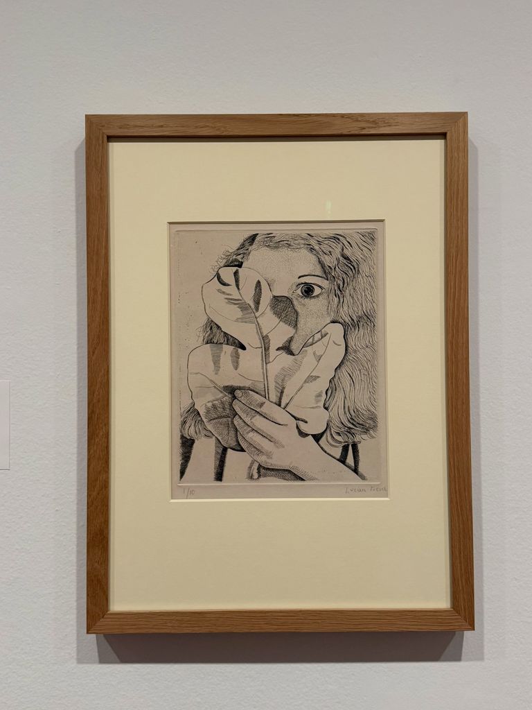 Retrato del artista británico Lucian Freud