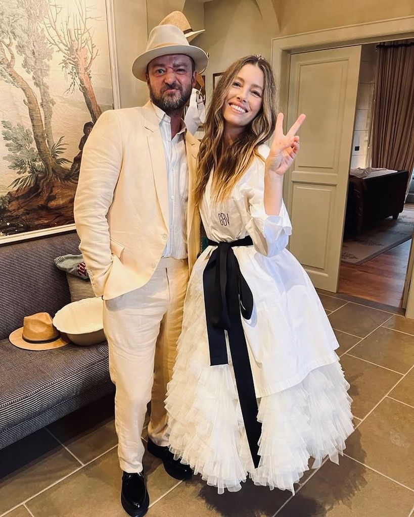 Justin Timberlake y Jessica Biel renovaron sus votos matrimoniales en 2022