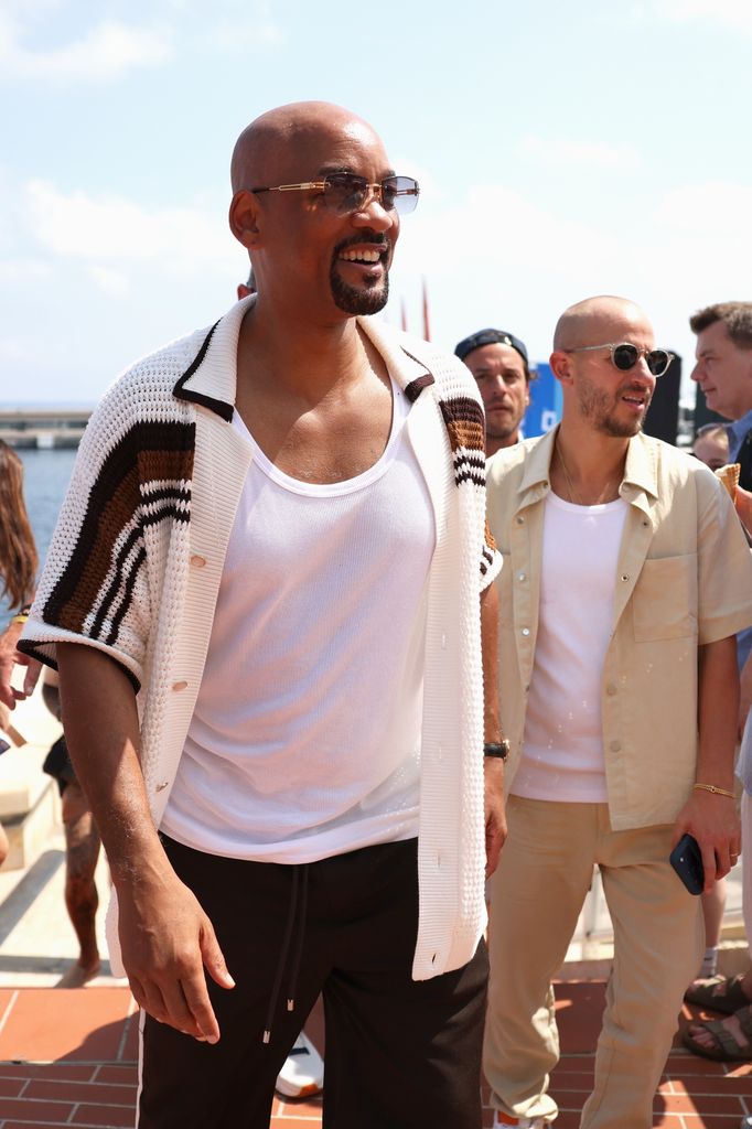 Will Smith a su llegada a Mónaco