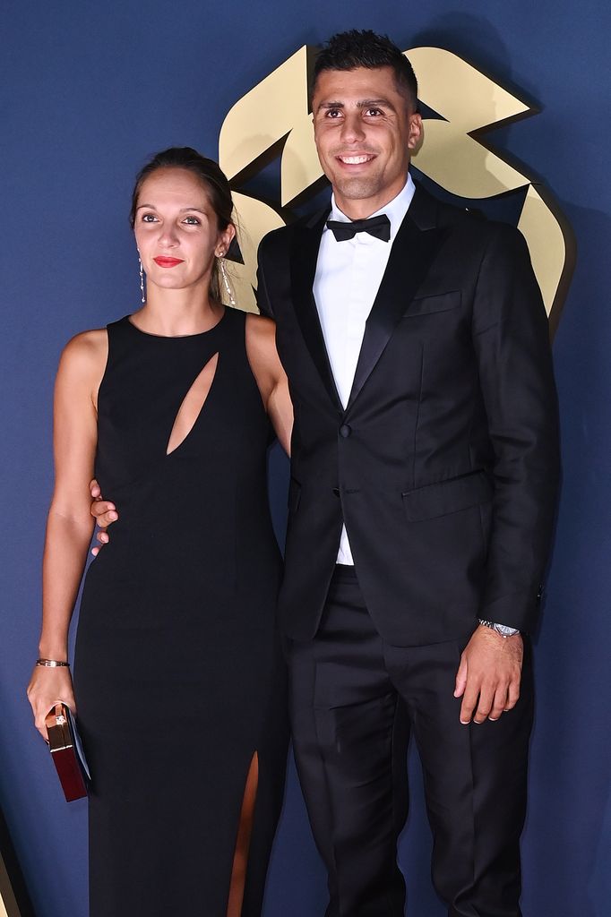 Laura Iglesias y Rodri durante la gala de los PFA Awards 2024 celebrada en Manchester