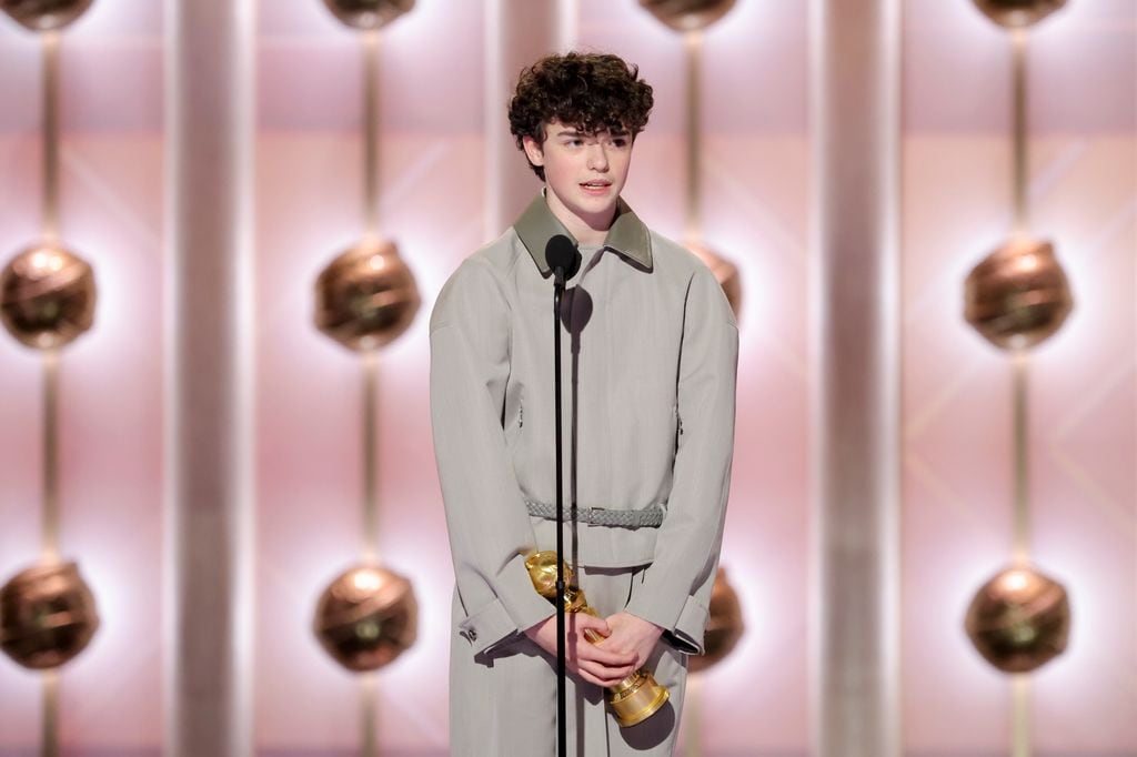 El joven se dijo agradecido por el reconocimiento a su trabajo, y reconoció a los otros actores nominados. 