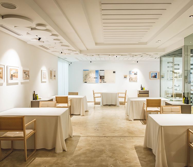 Sala del restaurante Lienzo
