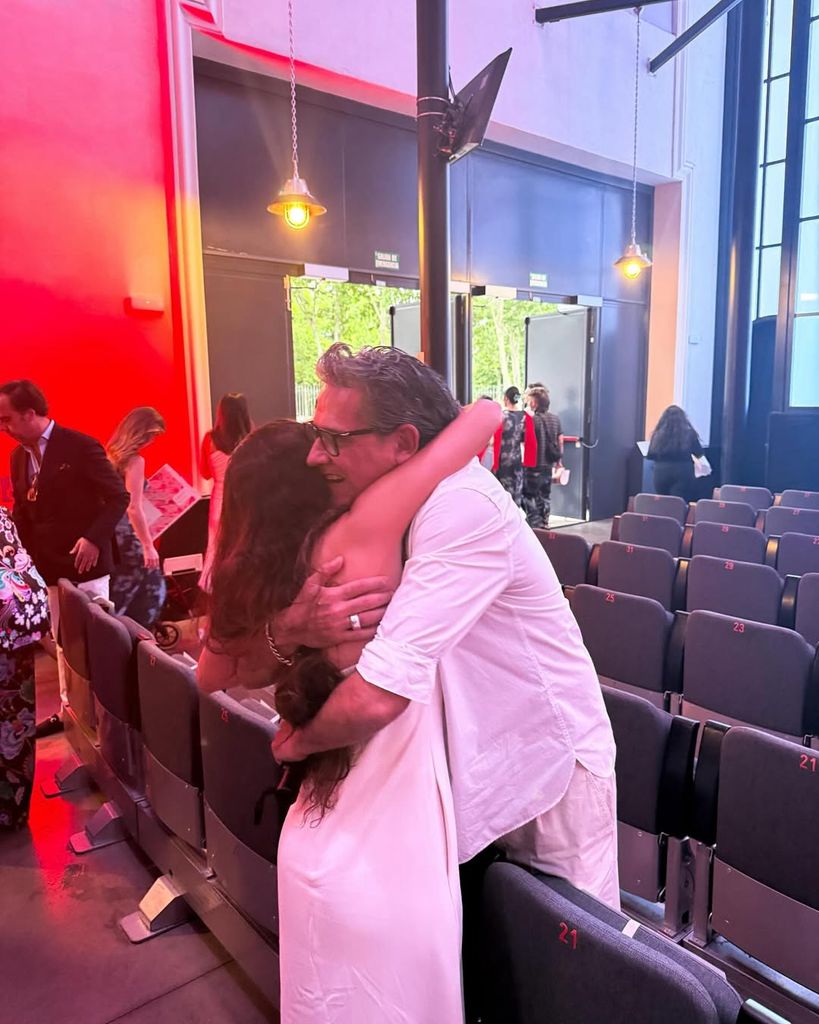 Jesús Cabanas con su hija