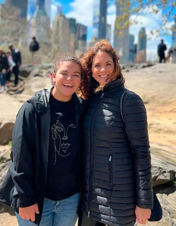 Lucero y su hija