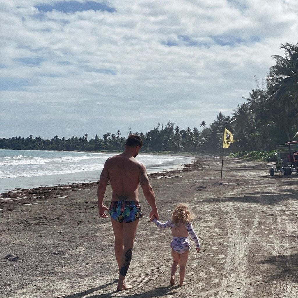 Jan Yosef, esposo de Ricky Martin y su hija Lucía