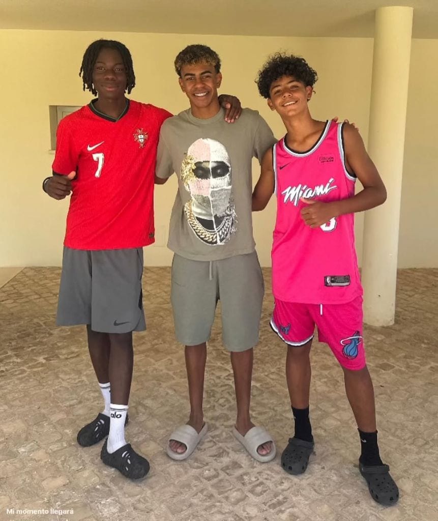 Laminel Yamal y Cristiano Ronaldo Jr. son parte de la nueva generación de jugadores 