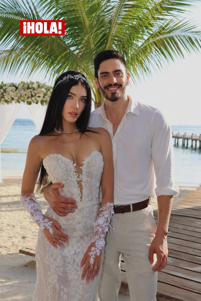 La pareja se casó en una discreta boda, con la gente más especial de sus vidas.