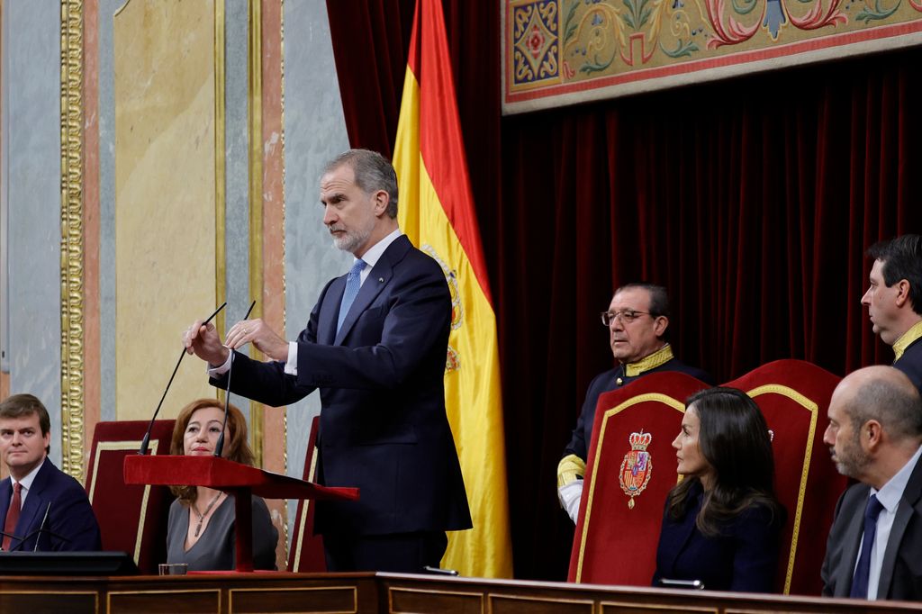 El Rey ha dado un discurso en el Congreso 