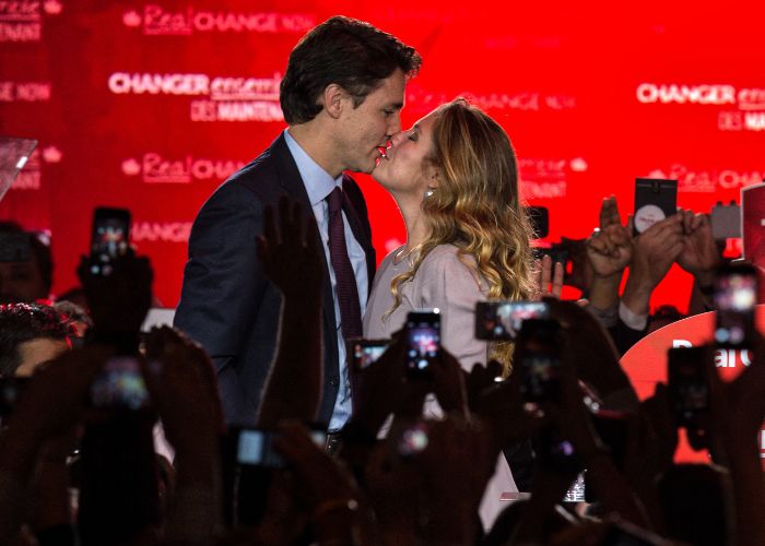  Justin Trudeau y Sophie Grégoire