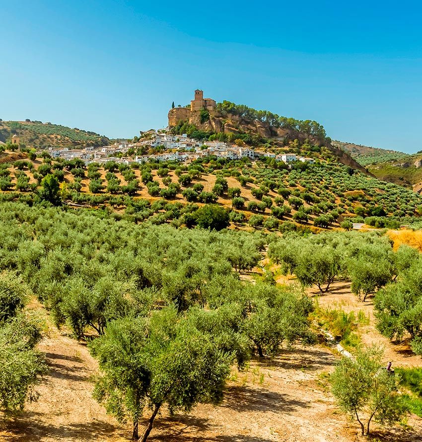 Panorámica de Montefrío, Granada.