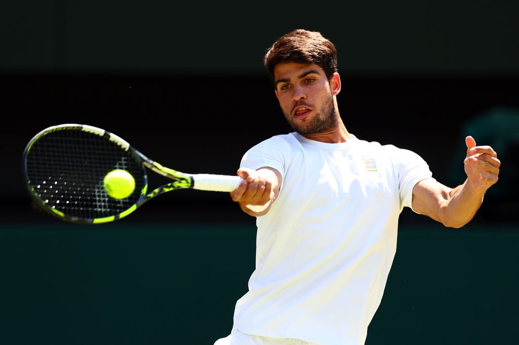 Carlos Alcaraz en Wimbledon