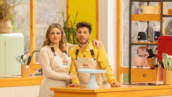 Adriana y Blas formaron equipo
