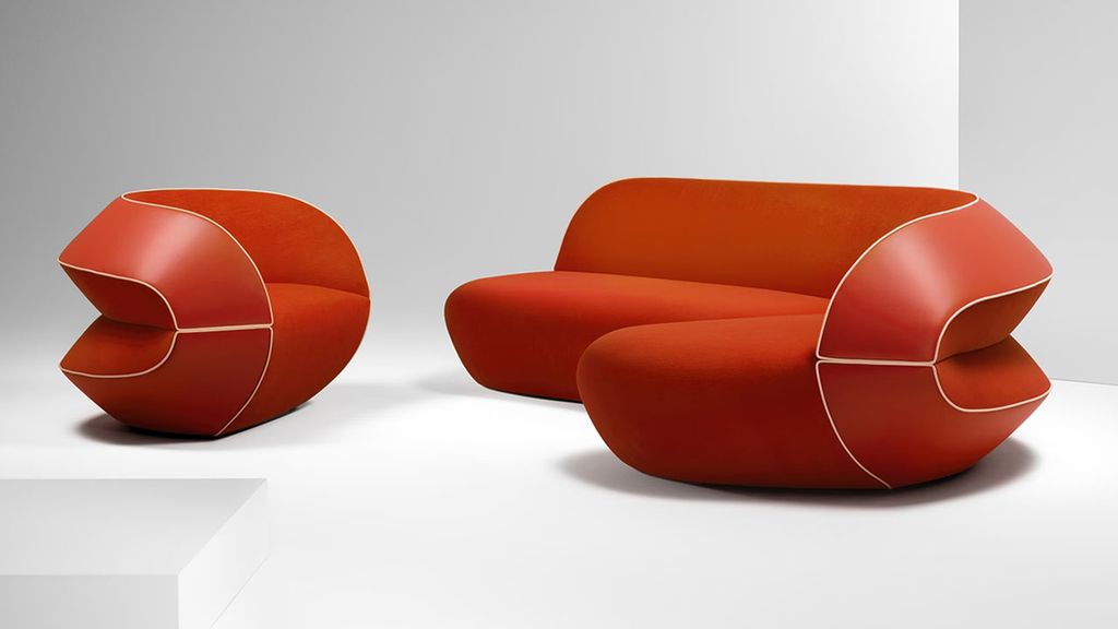 sillón y el sofá ‘Binda’ de Louis Vuitton
