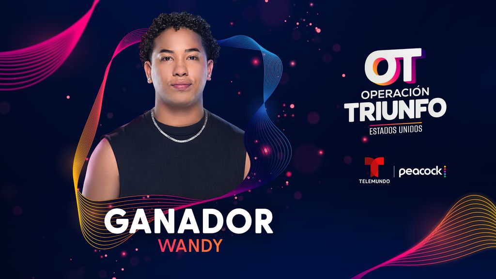 Wandy, el gran ganador de Operación Triunfo Estados Unidos (Telemundo).