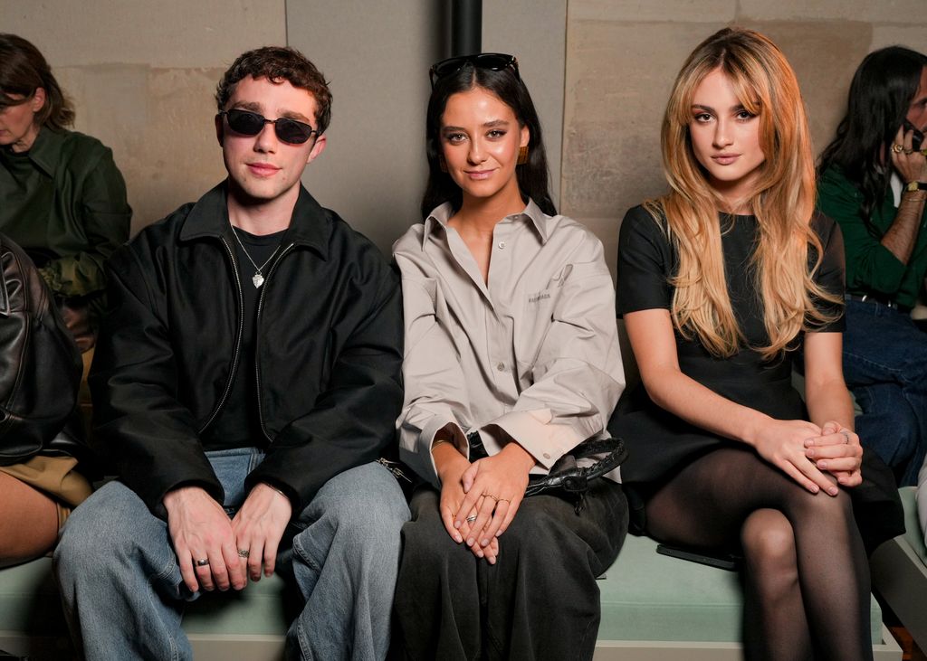 Victoria Federica de Marichalar en el desfile de Balenciaga en París, 2025. 