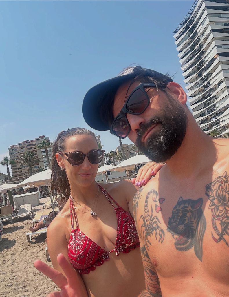 Nando Costa y Begoña en sus vacaciones el pasado mes de agosto