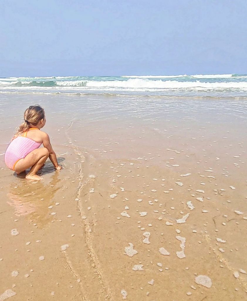 La pequeña Camila en uno de sus últimos viajes con su padre, Javier Ungría
