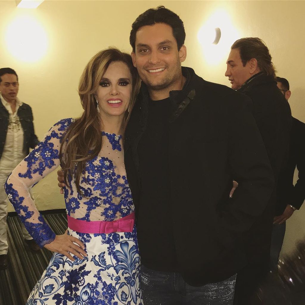 Lucía Méndez y su hijo Pedro Antonio Torres.