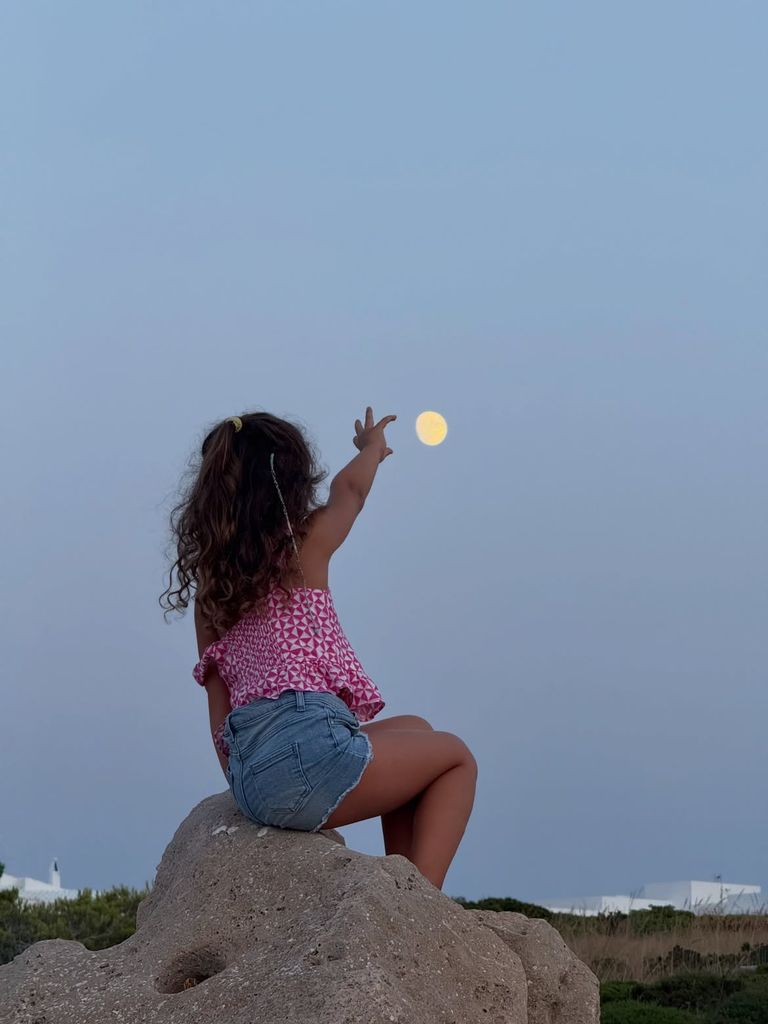Una de las preciosas instantáneas compartidas por Laura