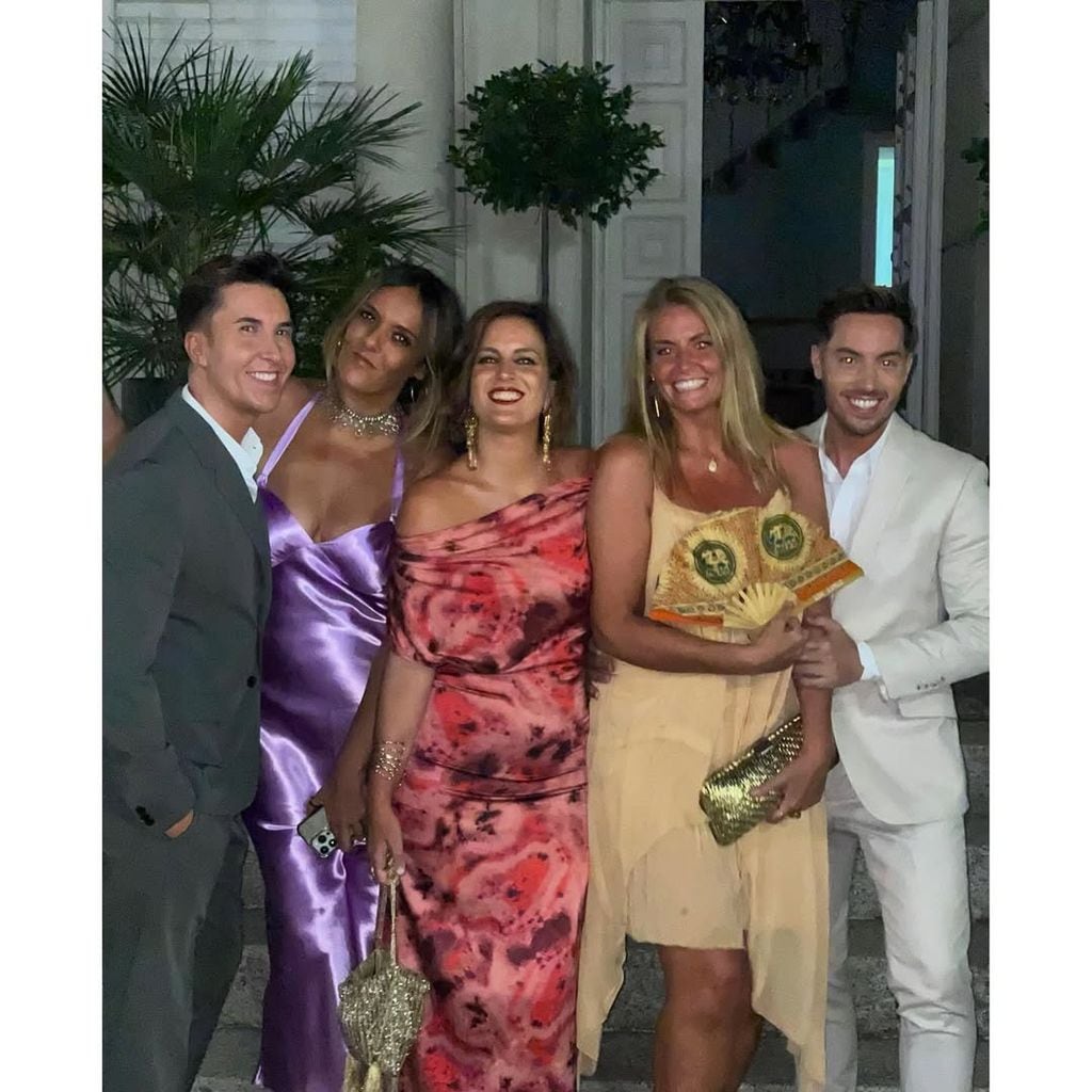 La periodista Leticia Requejo en la boda de María Serrano